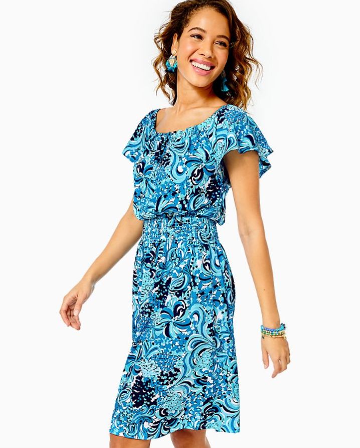 Clarette Printed Dress