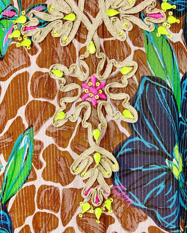 Rosia Embroidered Maxi Caftan