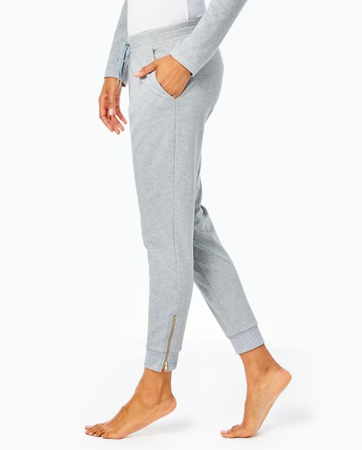 Evia Shimmer Terry Pant