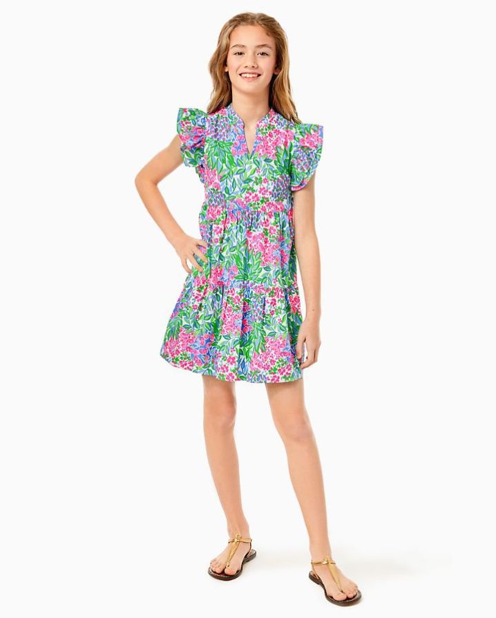 Mini Aldena Printed Dress